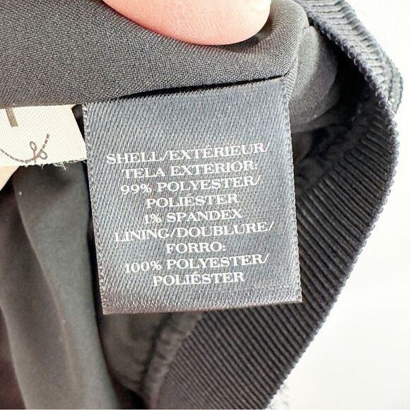 Ann Taylor Skirt Black All Over Flapper Fringed, Scalloped Hem. Size Sm(0)‎ - Picture 6 of 10